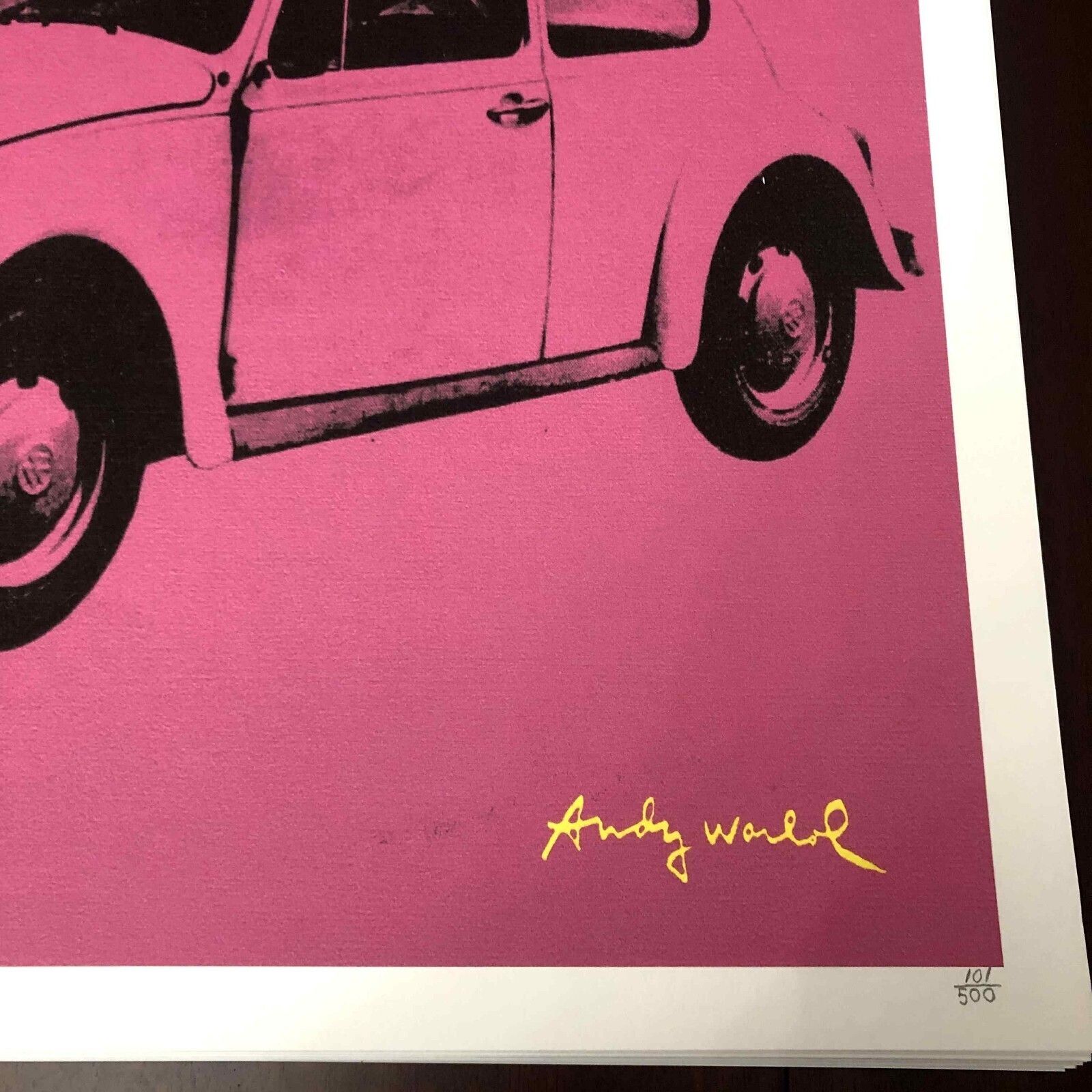 photo for sale Andy Warhol Lithografie 50x50 cm Nieuwe Cmoa Editie Met Certificaat