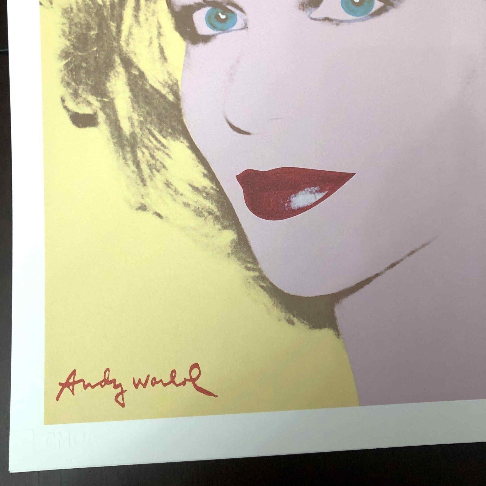 Andy Warhol Lithografie 50x50 cm Nieuwe Cmoa Editie Met Certificaat photo vintage