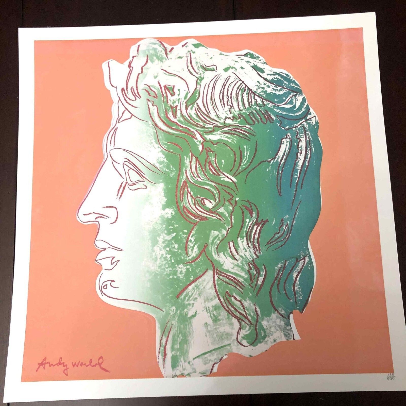 Andy Warhol Lithography Cm 50x50 New Cmoa Edition With Certificate