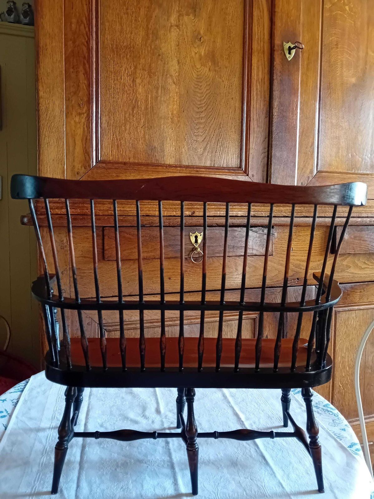 Chaise Pennsylvania Fan Back miniature, pour poupées et autres photo furniture