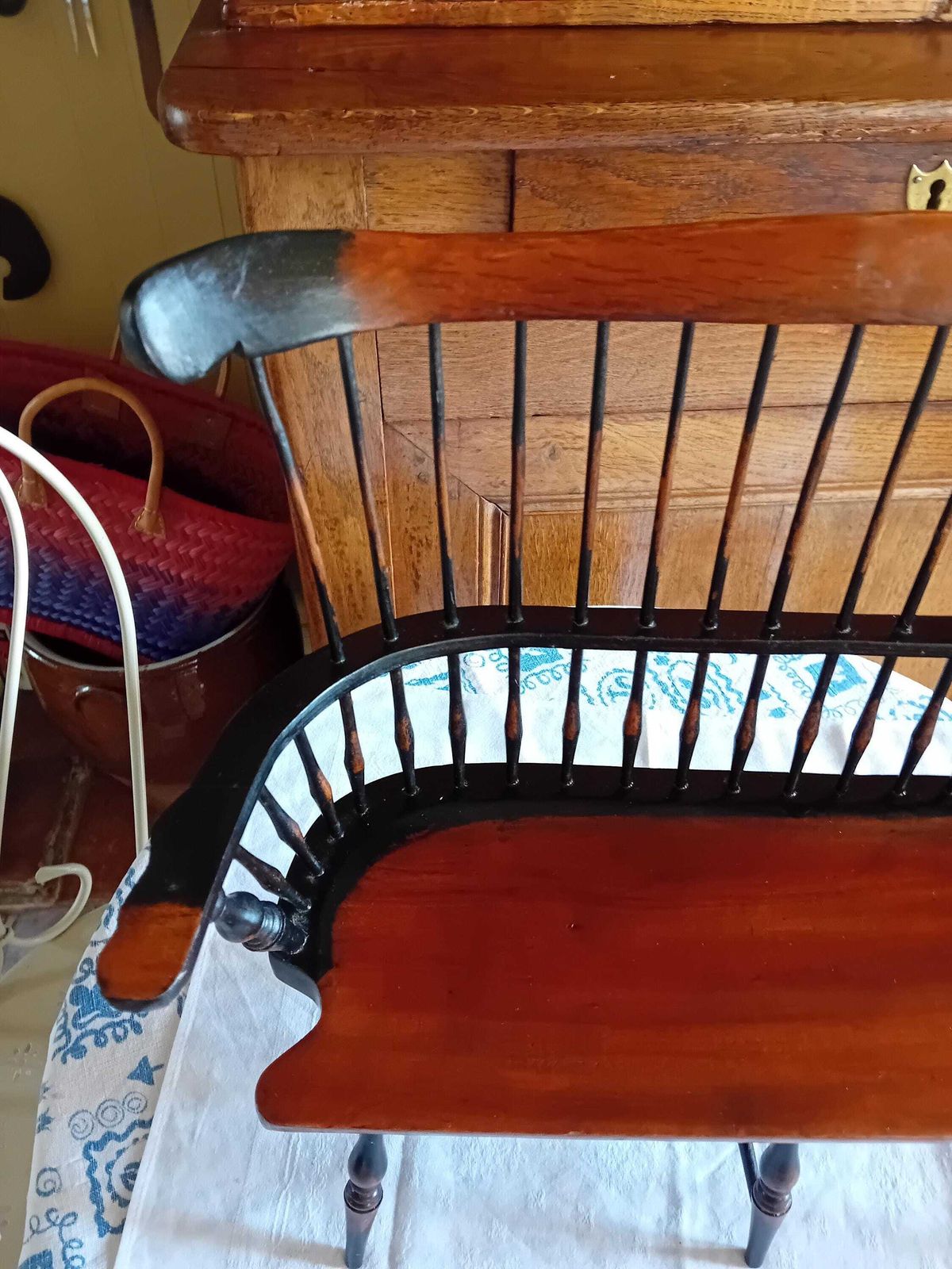 Chaise Pennsylvania Fan Back miniature, pour poupées et autres photo vinterior