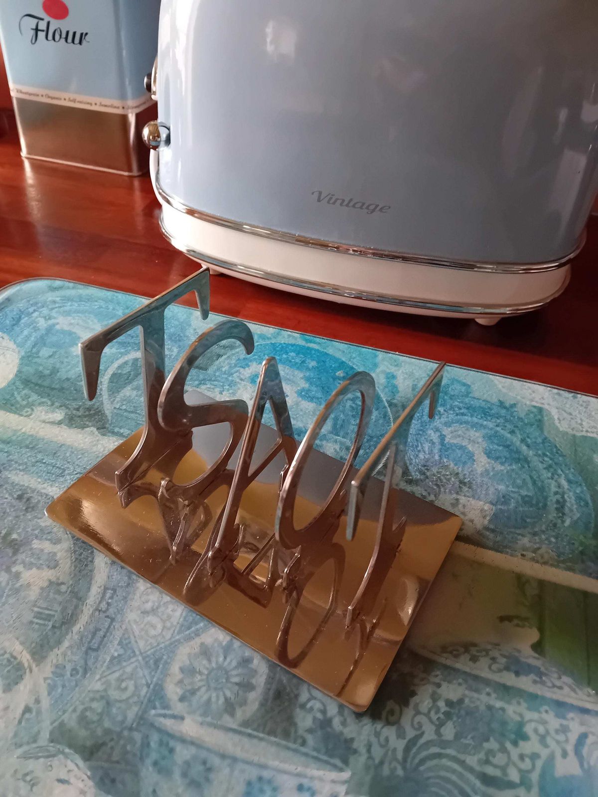 Toast Rack Silver Plated Kitchen Utensil To Hold Toasted Bread On Your Table photo Home Decor