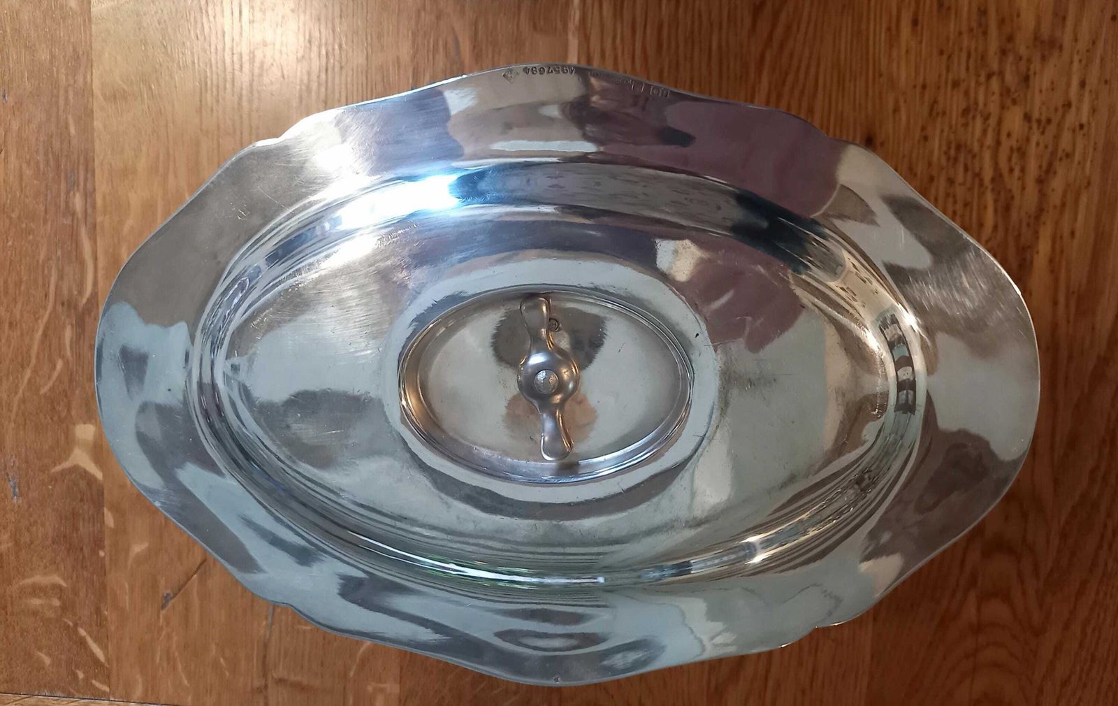 Saucière Christofle en métal argenté, tableware vintage français photo vinterior