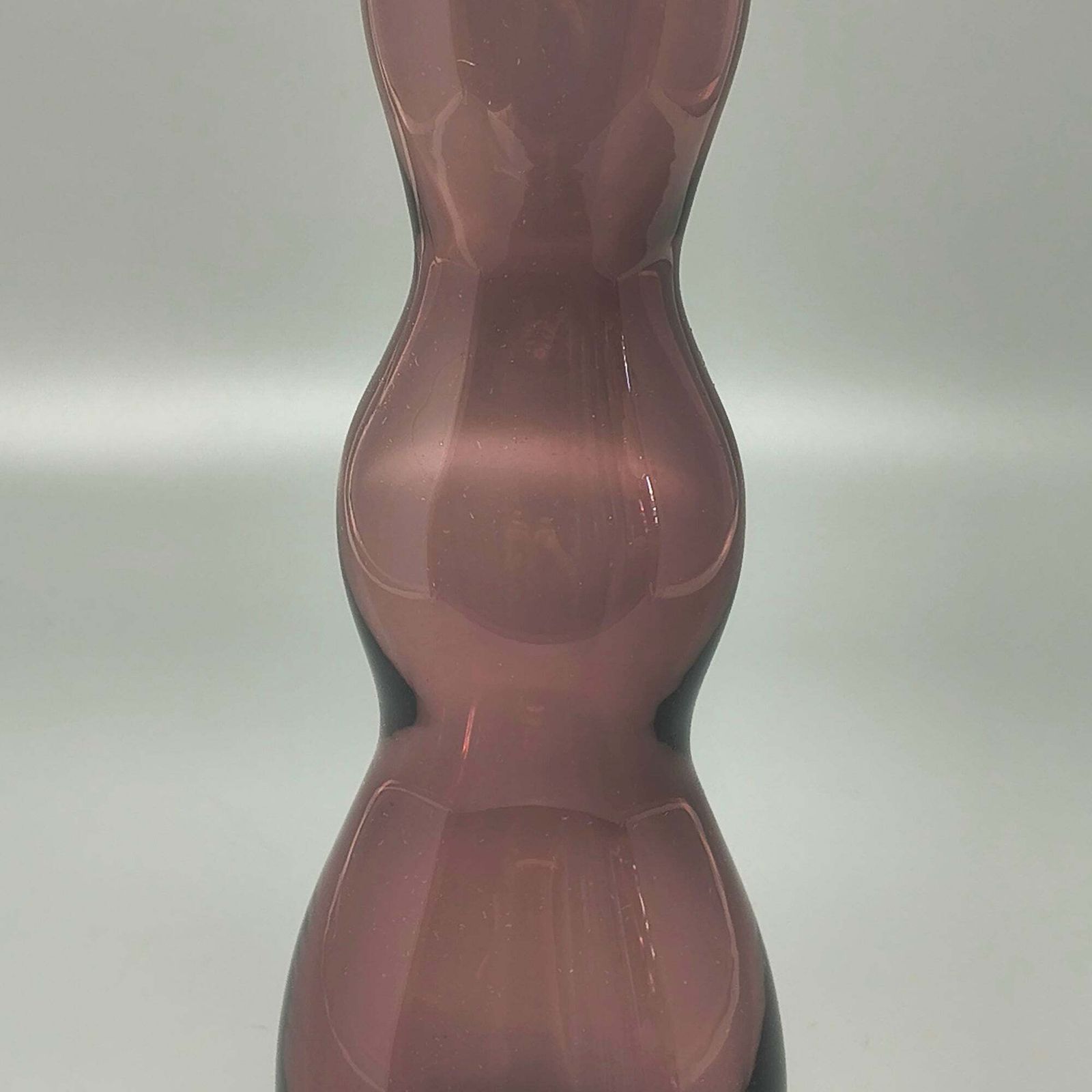 Vase Space Age en verre de Murano violet V. Nason, années 1970, design italien vintage photo vinterior