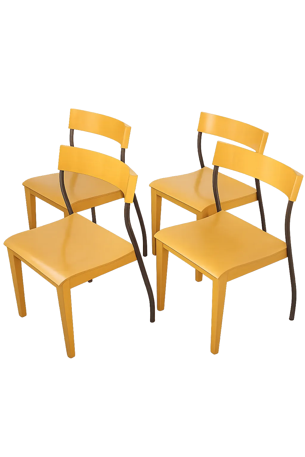 Set van 4 Ikea Nordisk stoelen, Tina Christensen, jaren 1990 photo furniture