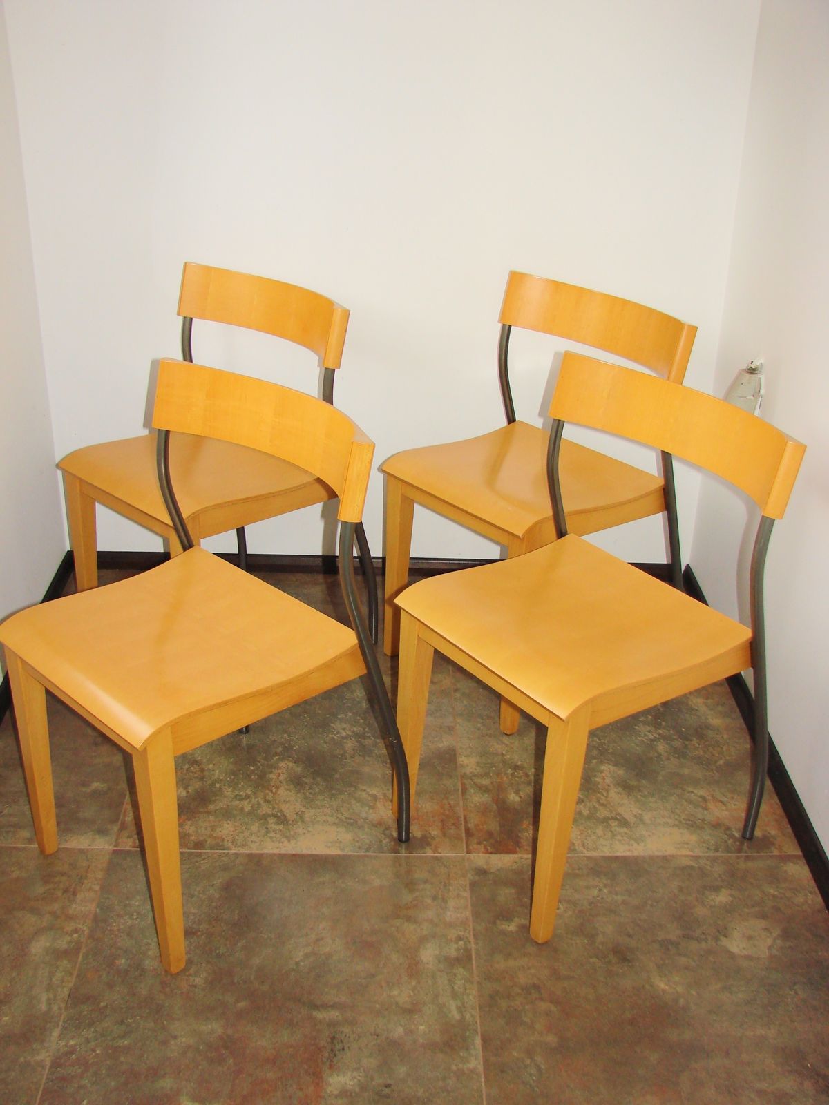 Set van 4 Ikea Nordisk stoelen, Tina Christensen, jaren 1990 photo Meubels