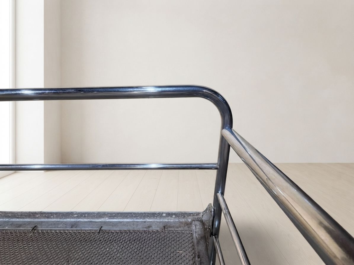 Vintage Chromen Buisstalen Daybedframe, Midden 20e Eeuw, Tsjechoslowakije, 190 × 86 × 67 cm photo Meubels