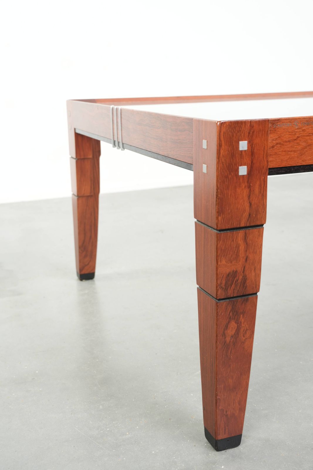 photo for sale Art Deco Coffee Table With A Glass Top, In Very Good Condition.