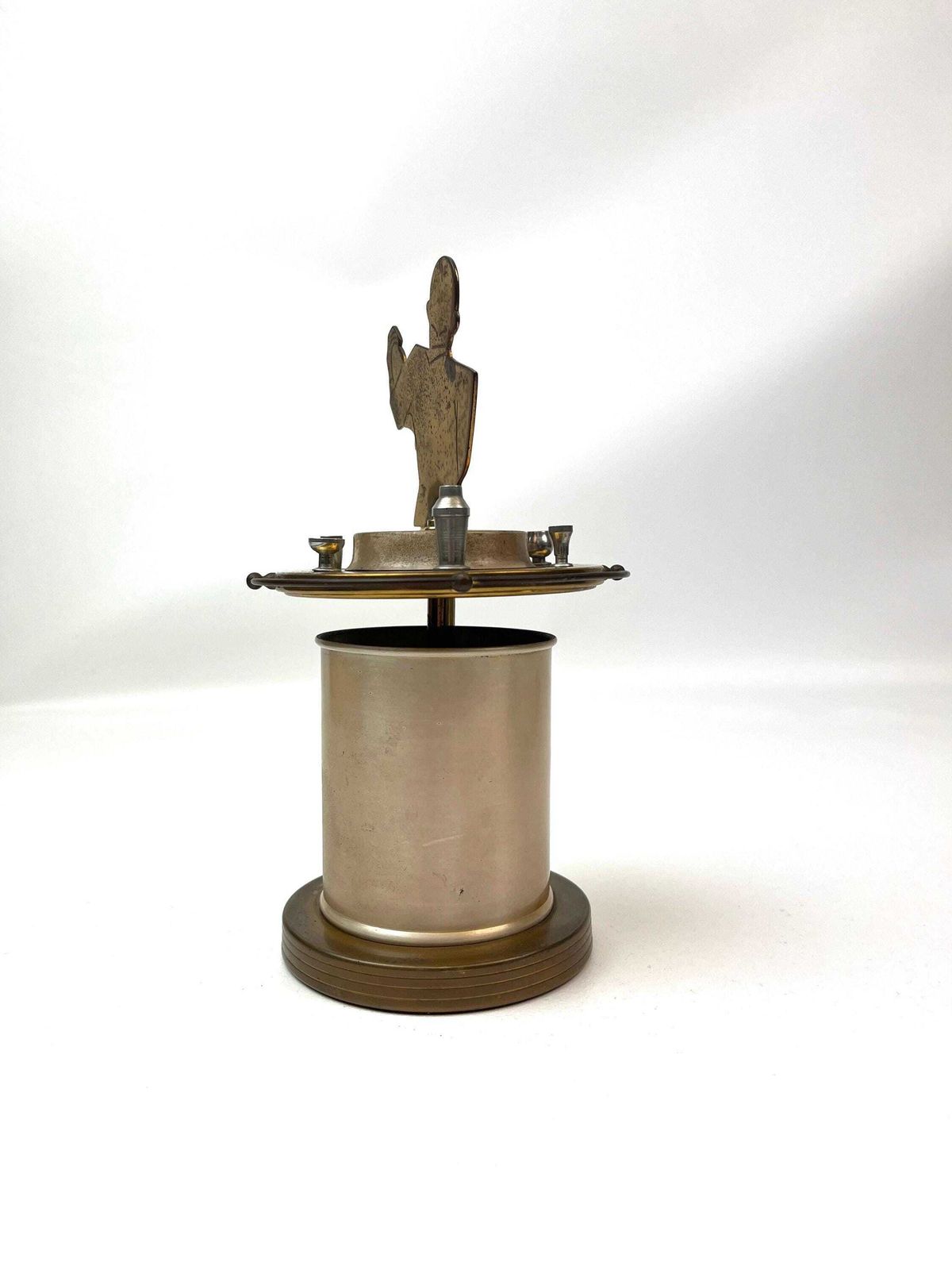 Very Rare Bauhaus Art Deco Machine Age Bartender Cigarette Dispenser 1930 photo vintage