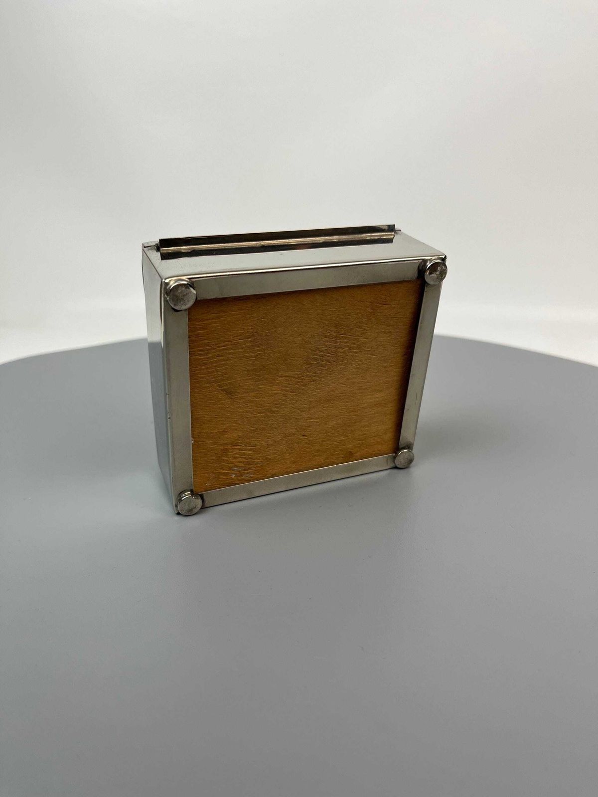 Zeldzaam klein cubistisch suprematistisch geëmailleerd Bauhaus art deco sieradendoosje Duitsland 1925 photo 410.0