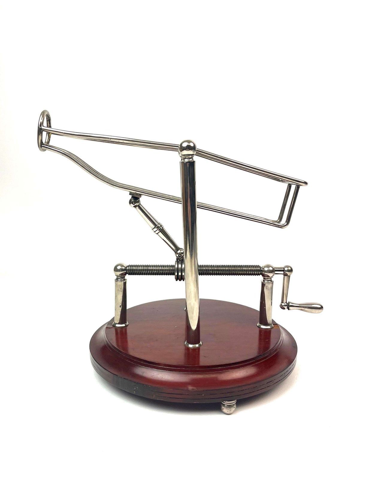 Stunning Antique Art Deco Mechanical Wine Cradle Decanter Home Bar photo buy
