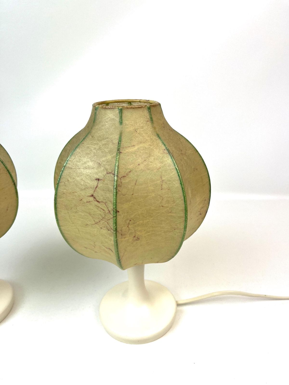 Paire de lampes de bureau mid-century Cocoon, par Friedel Wauer pour Goldkant photo Luminaires