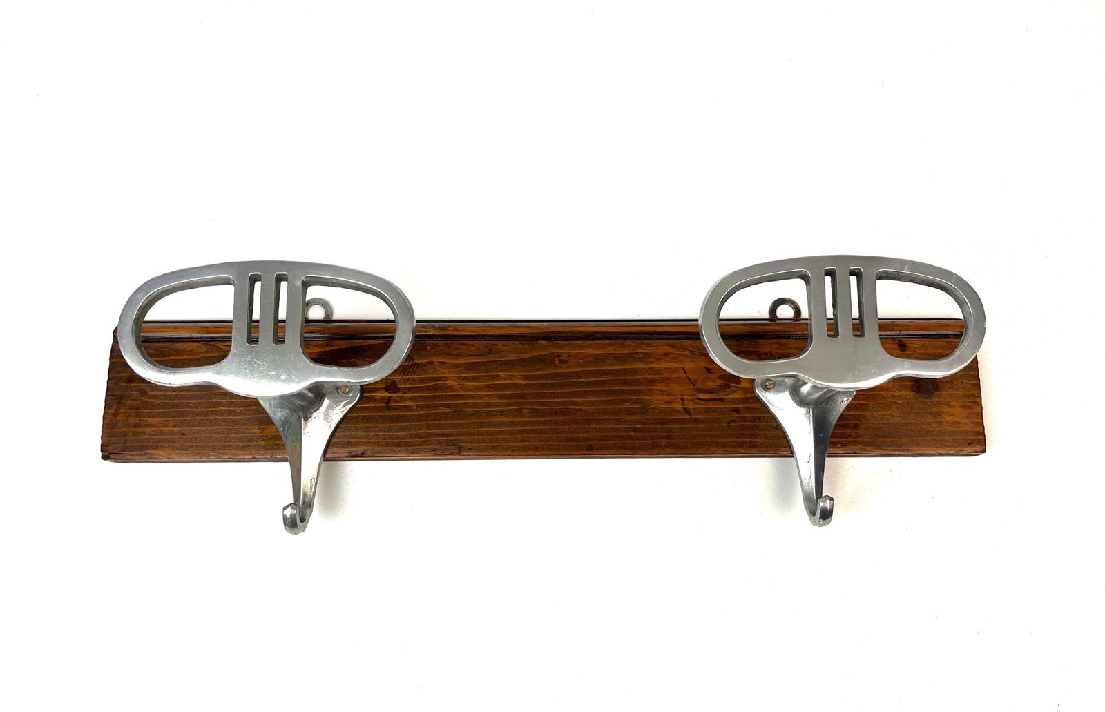 Zeldzame art deco Bauhaus kledingkast 2 haken op hout Italië ca. 1920 photo buy