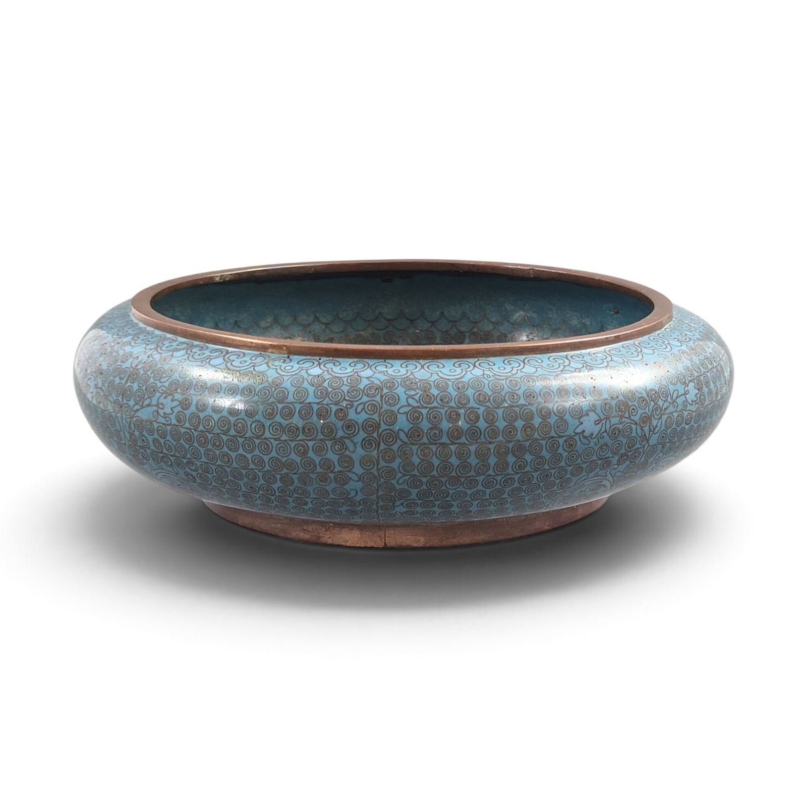 Chinese cloisonné email schrijverskommetje, ca. 1890