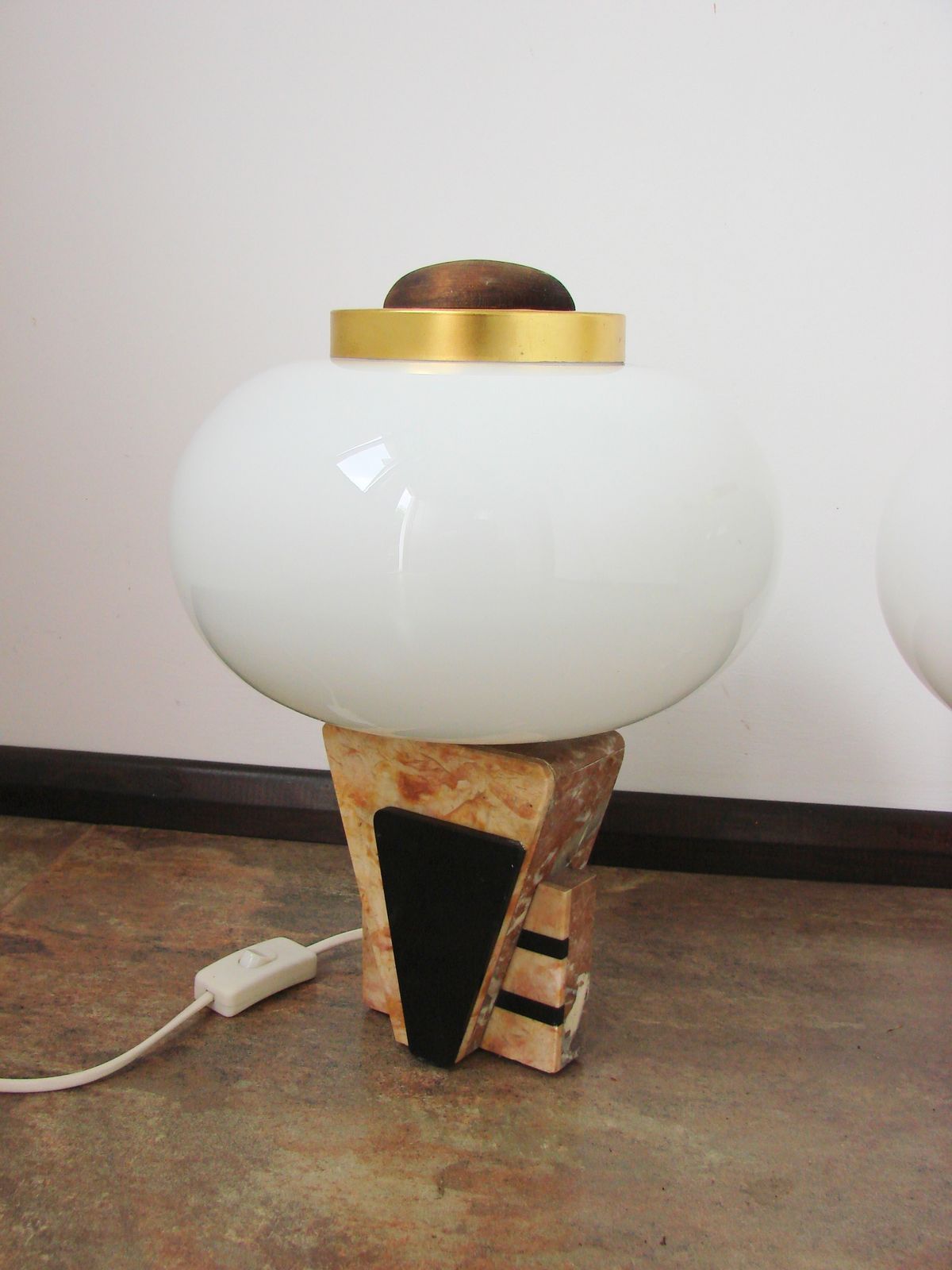 A Pair Of Art Deco Style Table Lamps, 1950s photo vinterior
