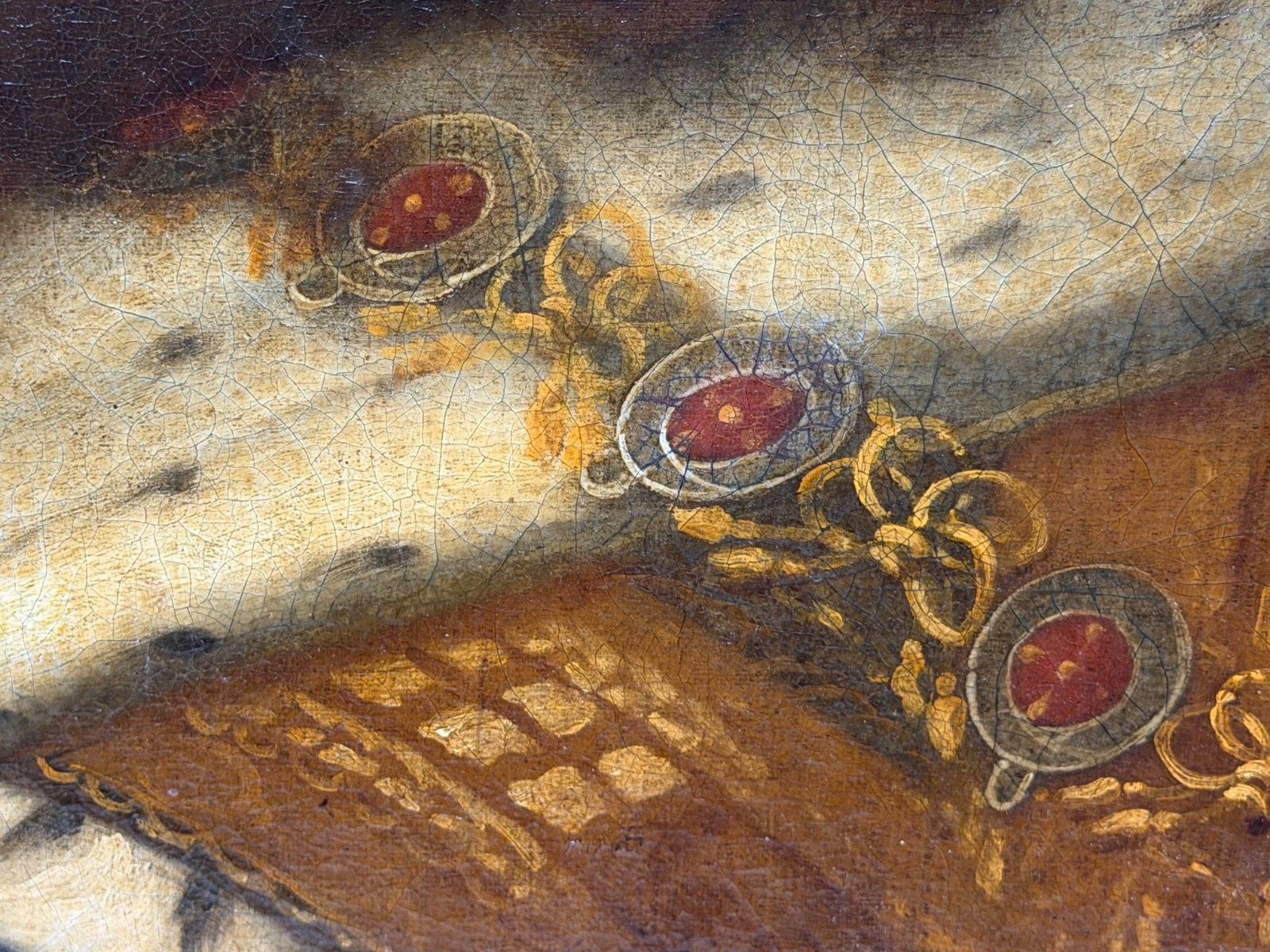 Kunst Groot 18e-eeuws olieverfportret van de koninklijke koning Willem III in koninklijke gewaden, de Orde van de Kouseband dragend, naar Godfrey Kneller photo