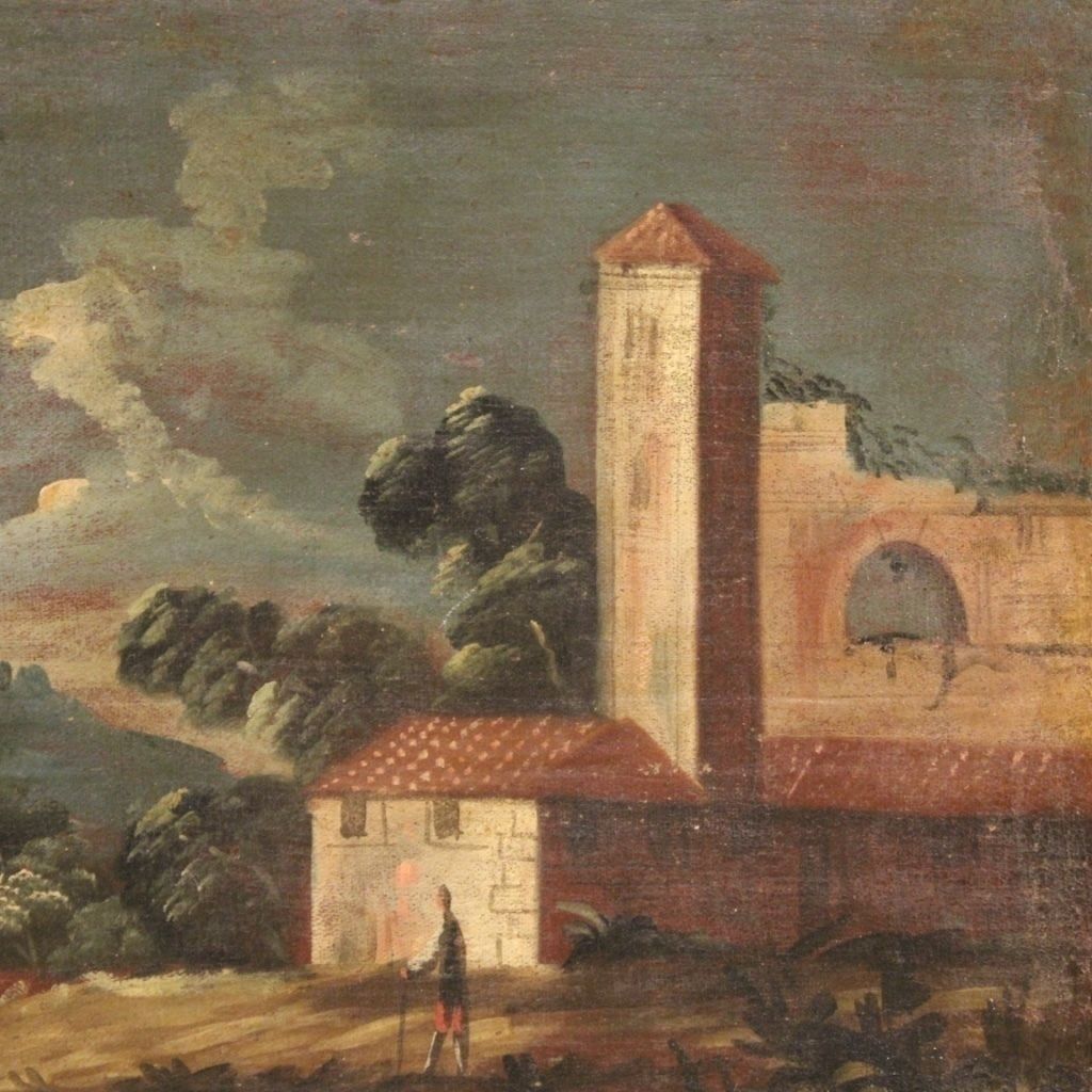 Peinture italienne, marine, XVIIIe siècle photo for sale