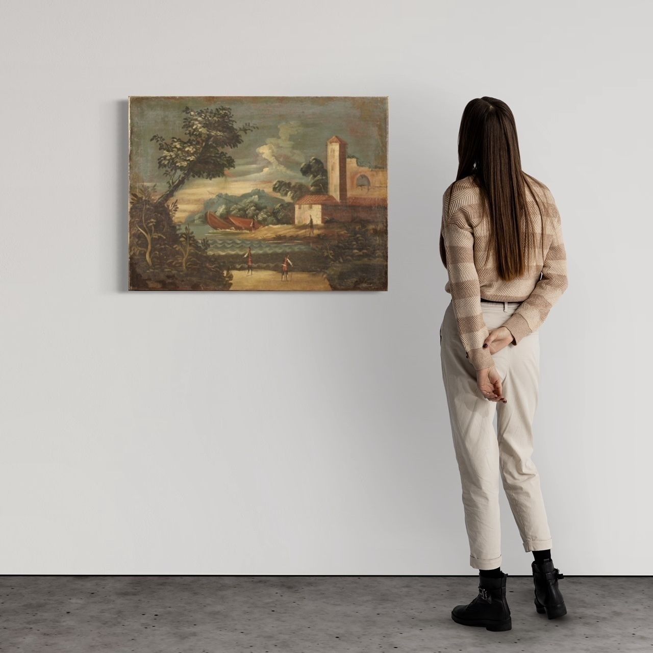 photo vinterior Peinture italienne, marine, XVIIIe siècle