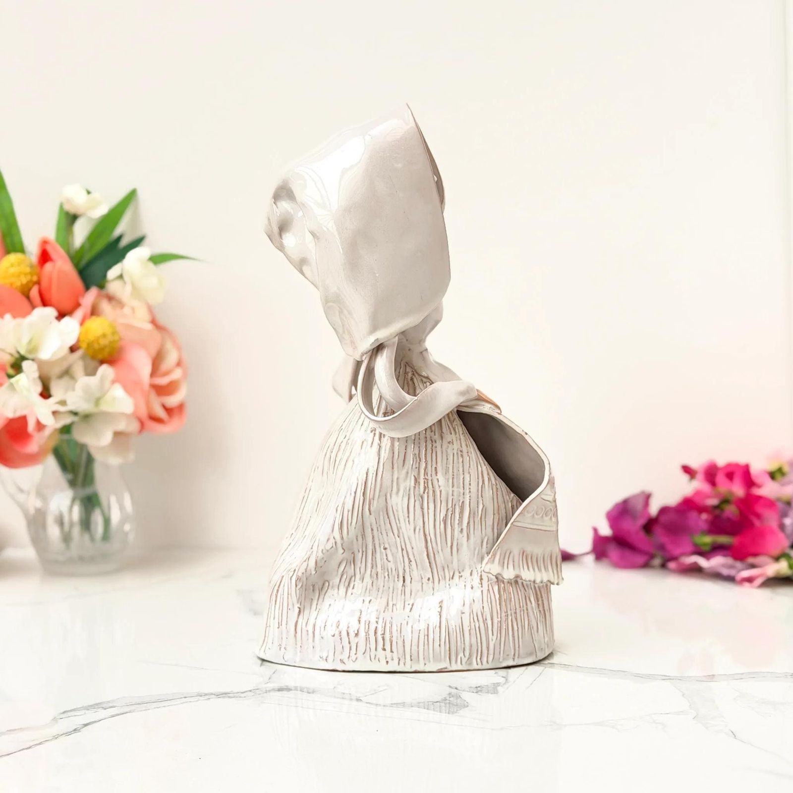 Emilia Palomba Sardijnse Vrouw Keramieksculptuur Modernistisch Figuur jaren 1950 photo for sale