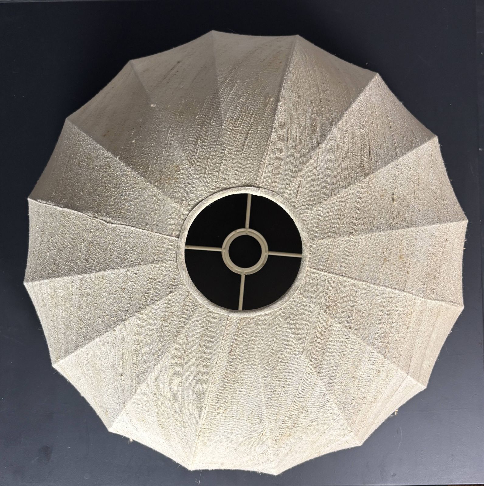 Grande lampe de table en rotin bambou pencil reed avec abat-jour champignon, années 1970 photo buy