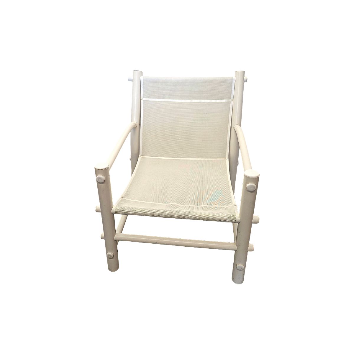 Vintage Pvc Tube Garden Lounge Chair, 1970s
