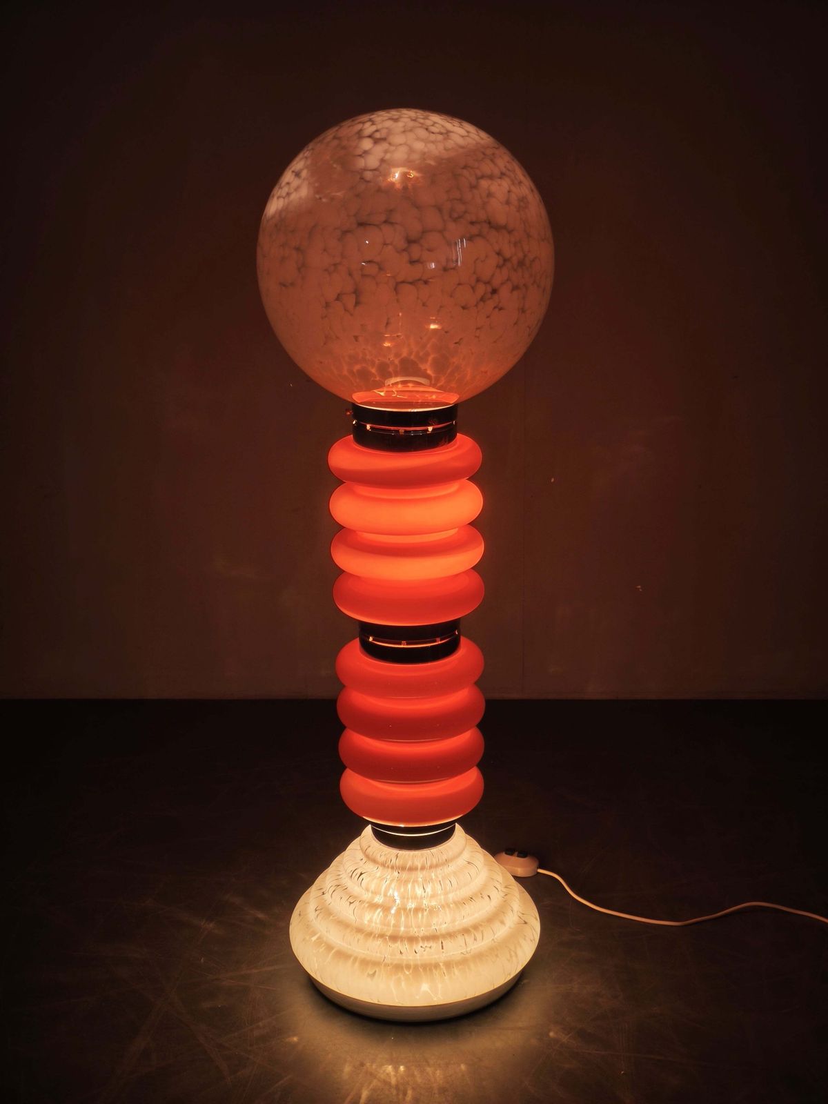 Lampadaire Space Age en verre de Murano Carlo Nason pour Mazzega, années 1970 photo 3311.0