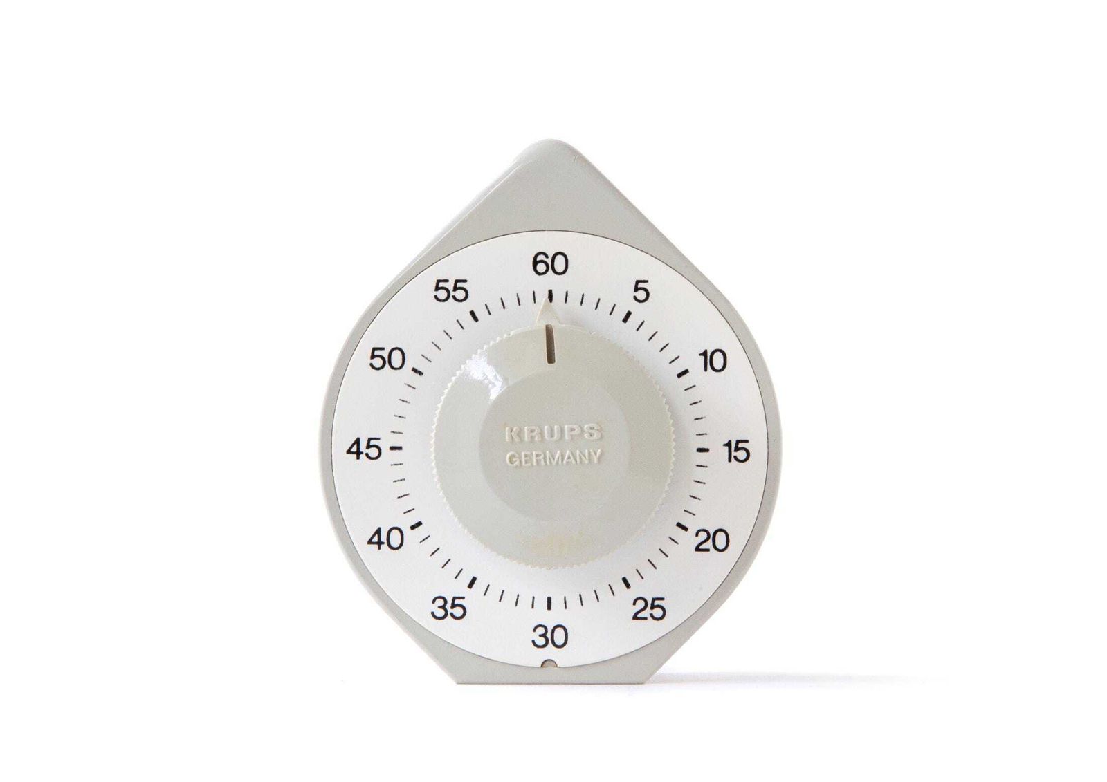 Keukenwekker KRUPS jaren 1960 Space Age Panton Pop Duitsland Plastic Atomic Short Egg jaren 1970 Alarm photo furniture