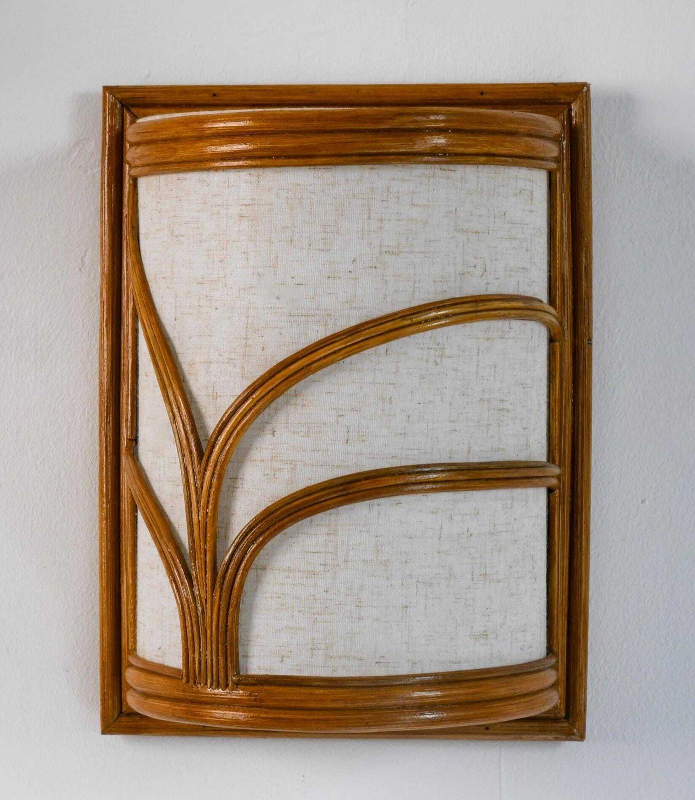 Pair Mid Century Modern Style Rattan Wall Sconce Lamp, Hallways, Living Room Wall Lighting photo furniture