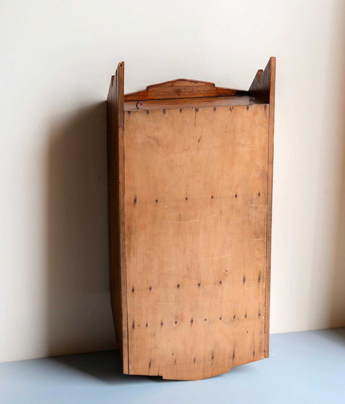 photo furniture Armoire murale d'époque, miroir tacheté - chêne rustique, cabinet de toilette et de salle de bains
