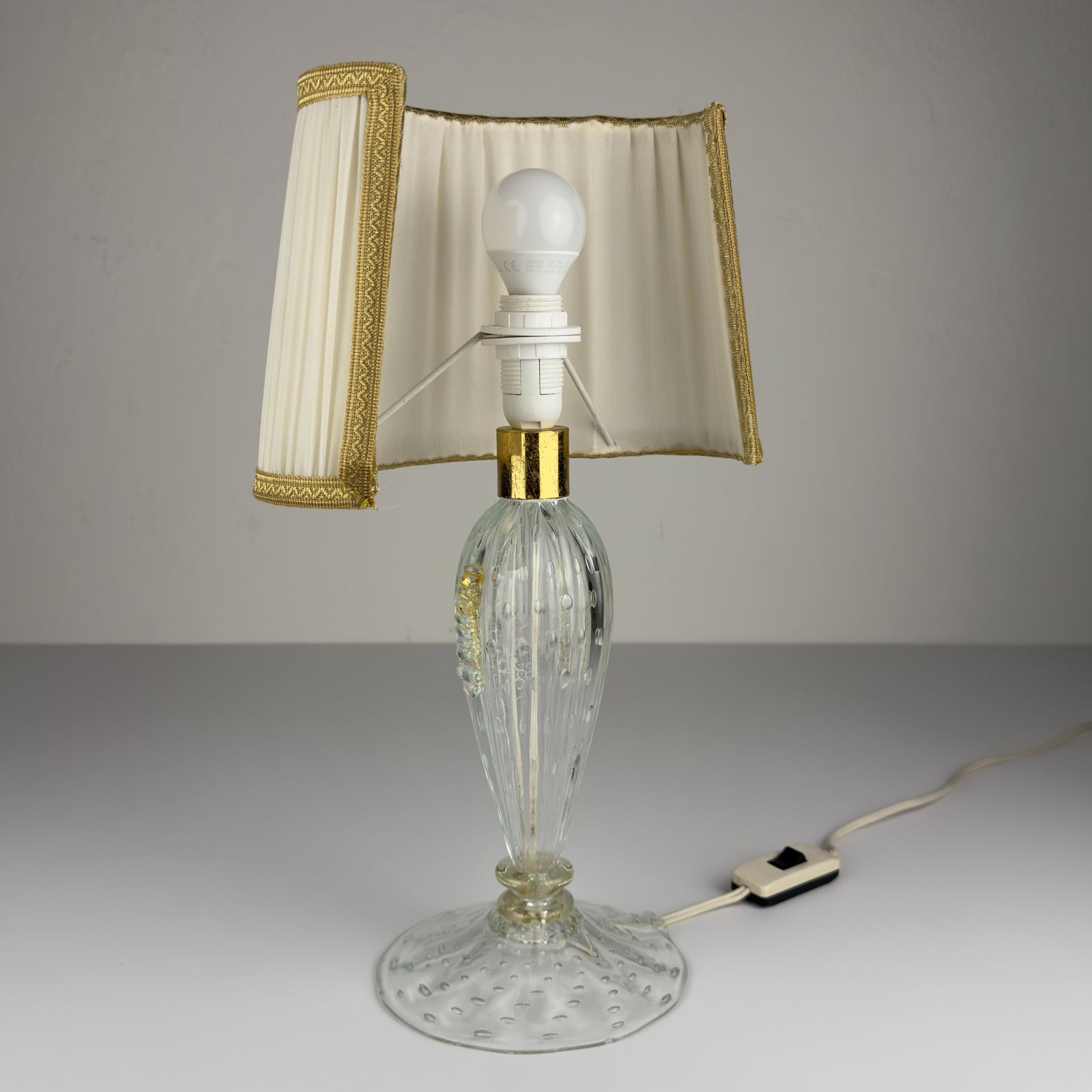 photo buy Murano glazen tafellamp van Barovier and Toso, Italië, jaren 1980
