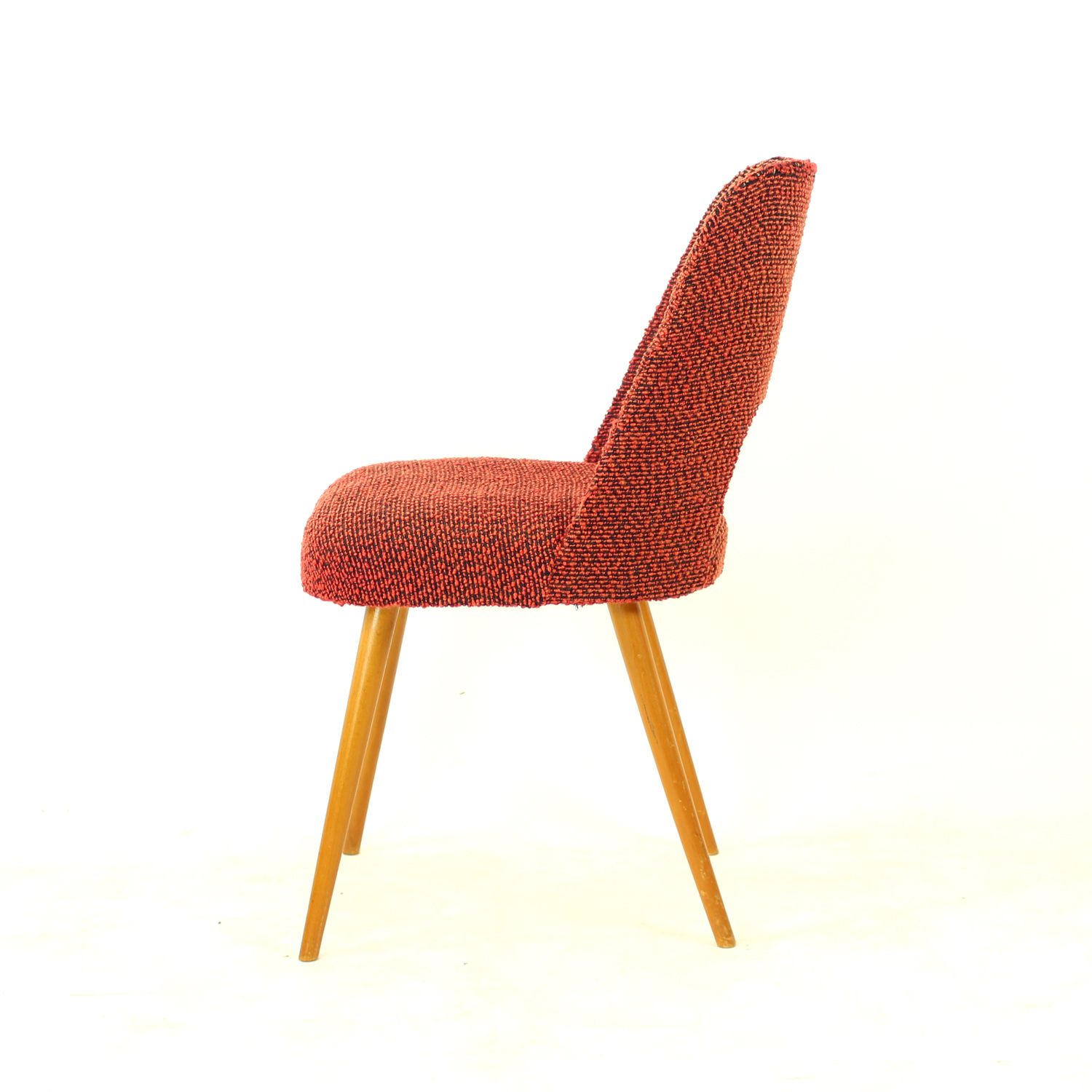 Furniture Vintage Dining Chairs By Oswald Heardtl For Ton, Czechoslovakia 1960s, Set Of 4 photo