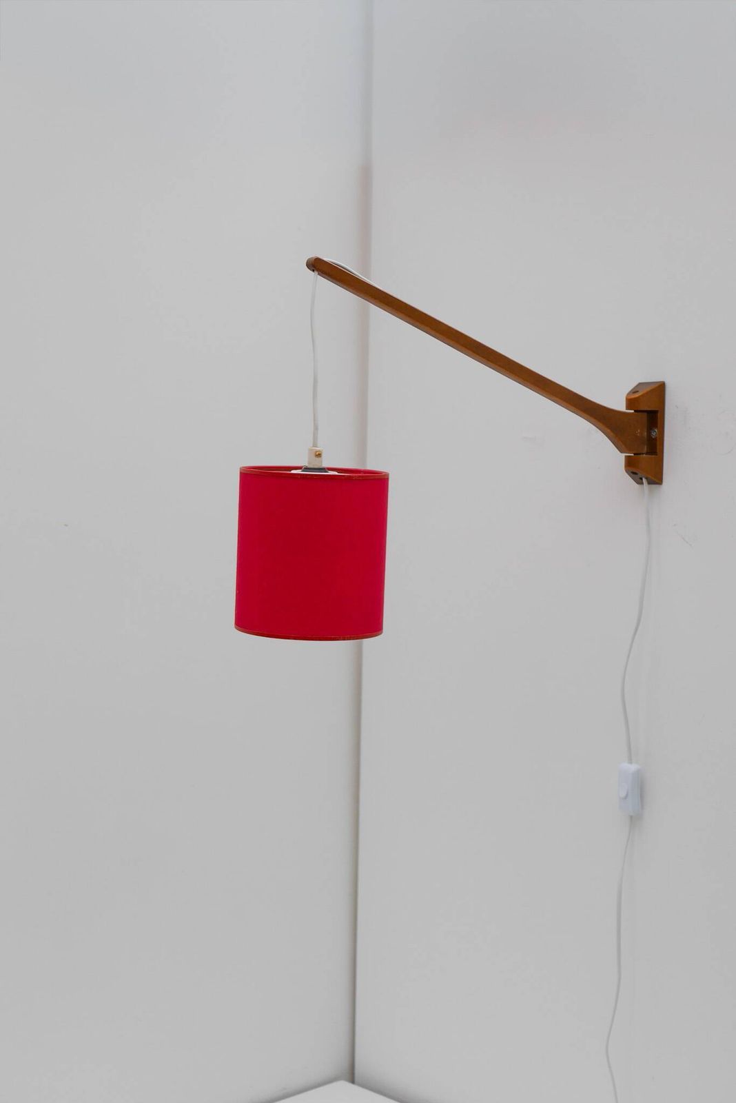 photo for sale Scandinavian Mid Century Modern Wall Lamp/Swing Teak Lamp