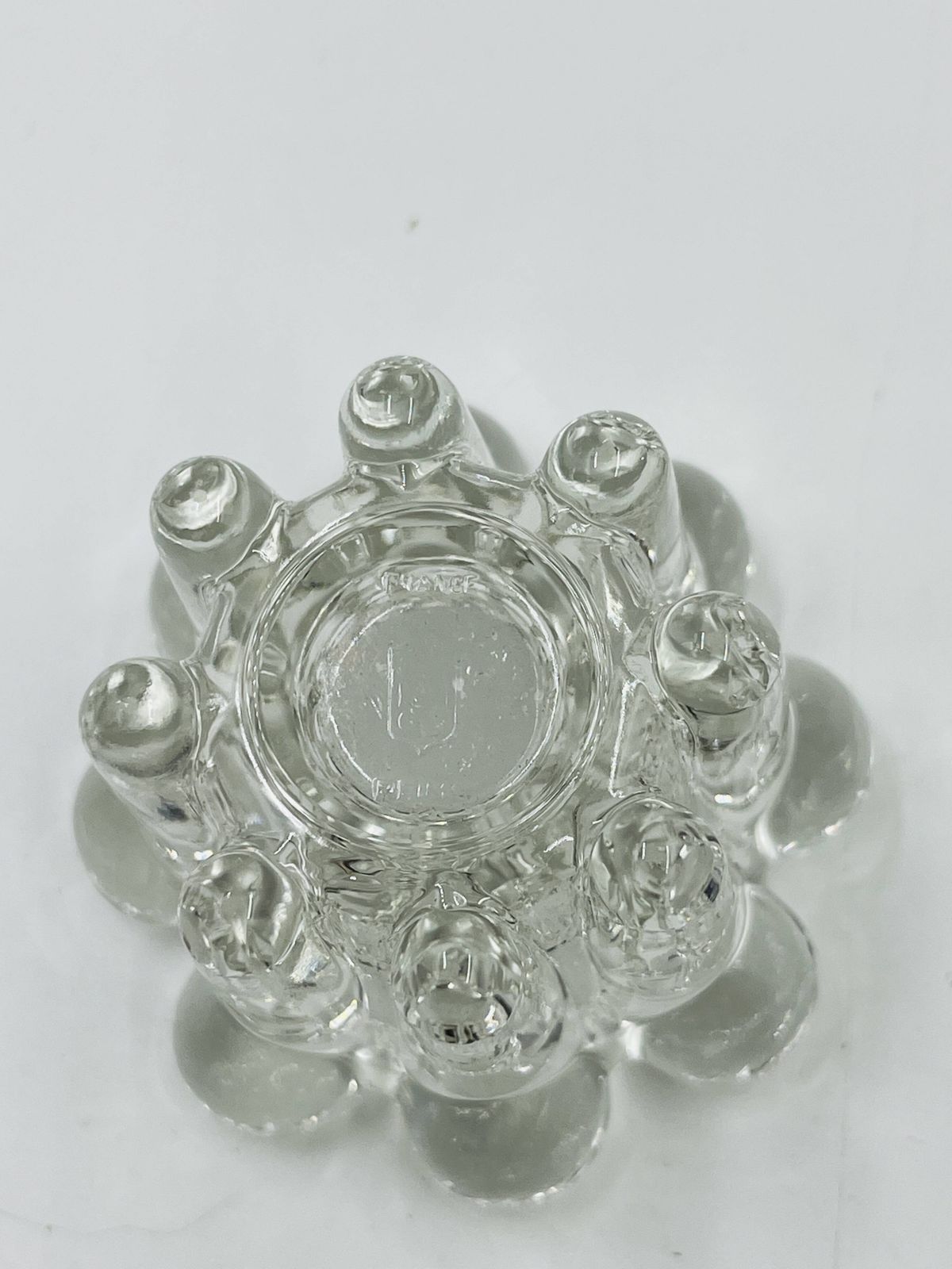 Home Decor Set Of 6 Vintage Flower Candle Holders By Vmc Reims   1960s photo