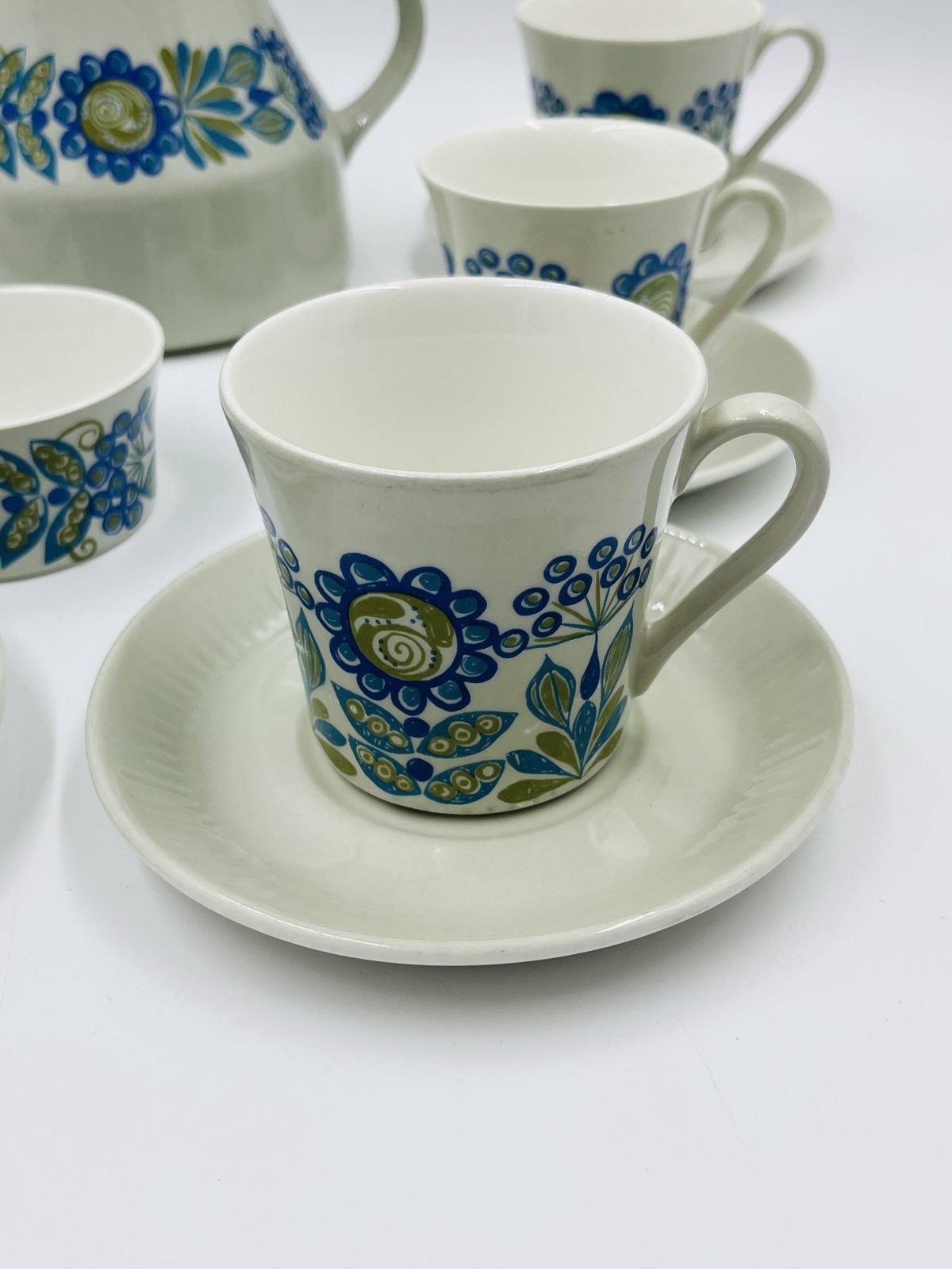 Scandinavian Coffee Service Tor Viking By Figgjo Flint photo buy