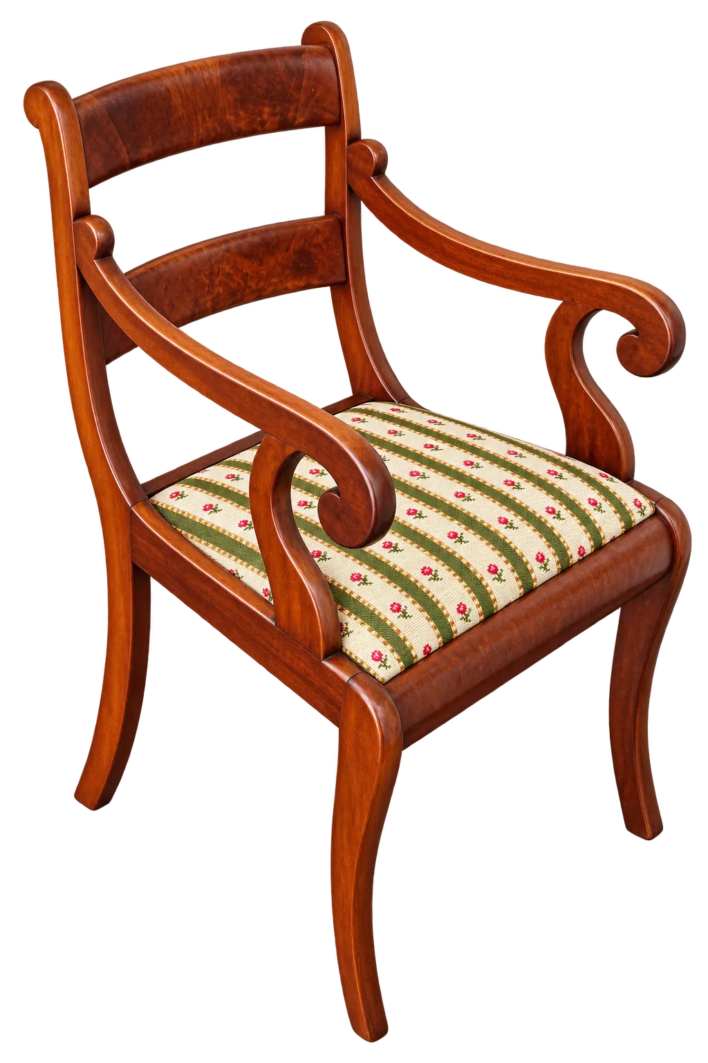 Mahogany Fauteuil In Edwardiaanse Stijl, 19e/20e Eeuw