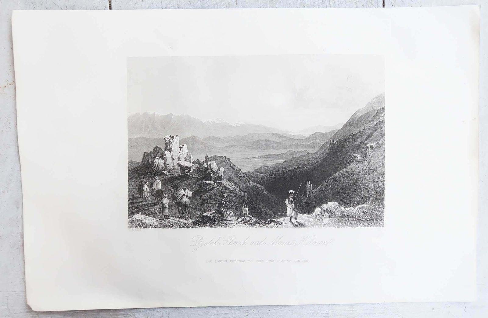 Set van 12 antieke prenten van de Levant / Heilig Land / Midden-Oosten. Ca. 1850 photo buy