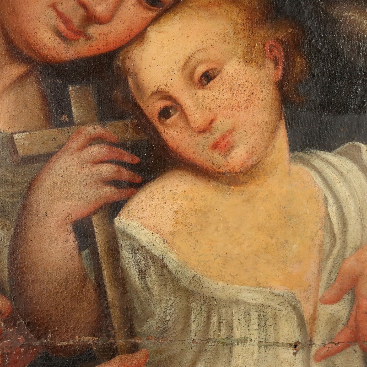 Religieus onderwerp, olieverf op doek, Italië, 17e eeuw photo 4940.0