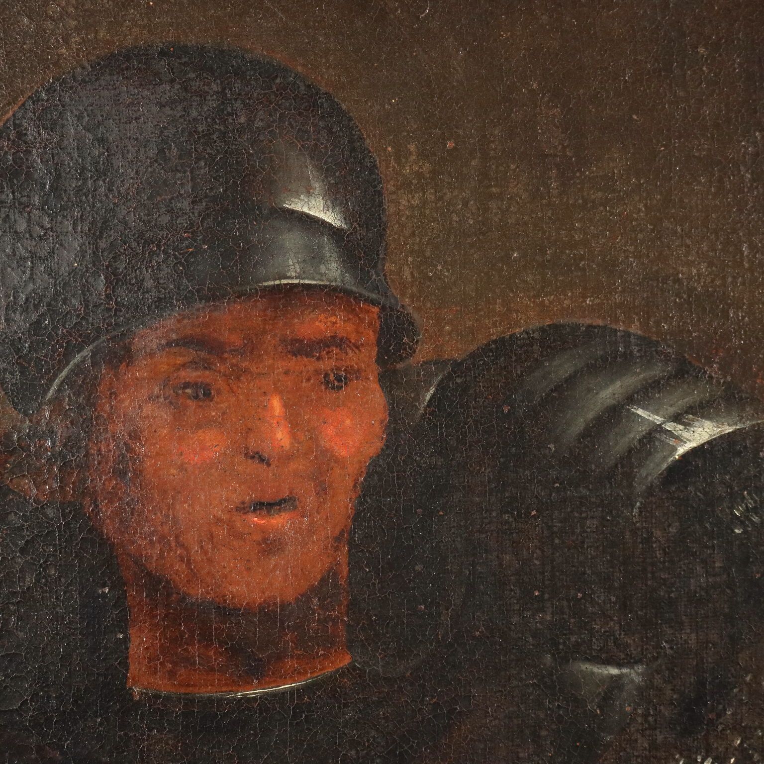 Religious Subject Oil On Canvas Italy XVII Century photo Art