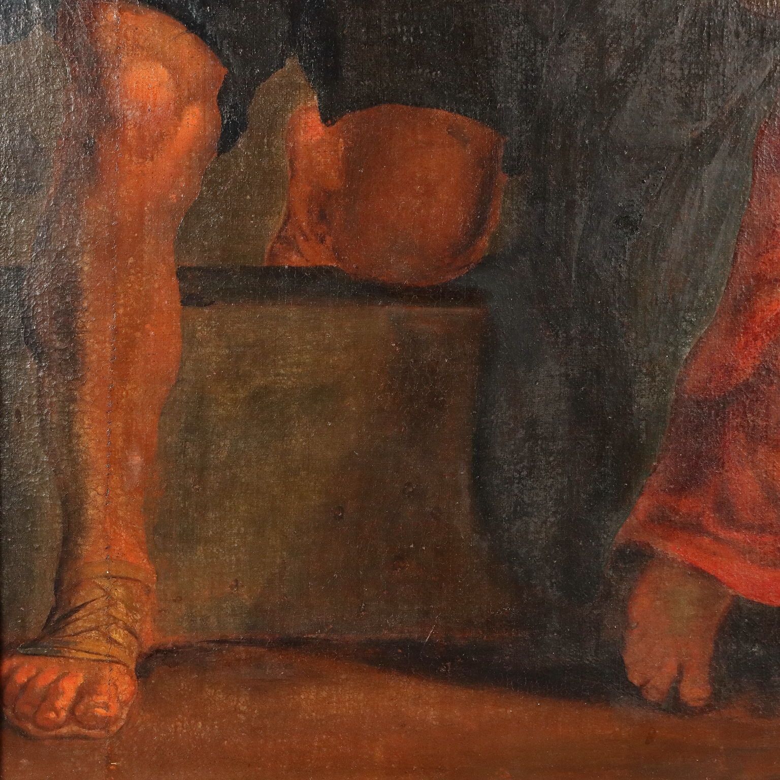 Religious Subject Oil On Canvas Italy XVII Century photo buy