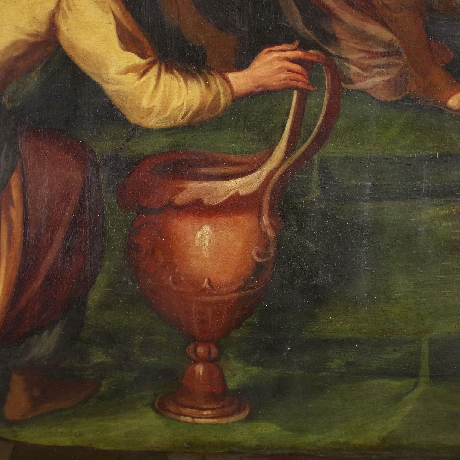 La Continence de Scipion, huile sur toile, Italie, XVIIe siècle photo vinterior