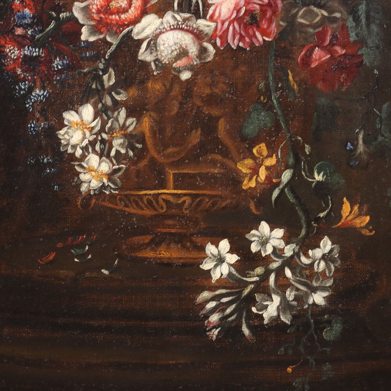 Oil On Canvas Still Life Italy XVII XVIII Century photo Art
