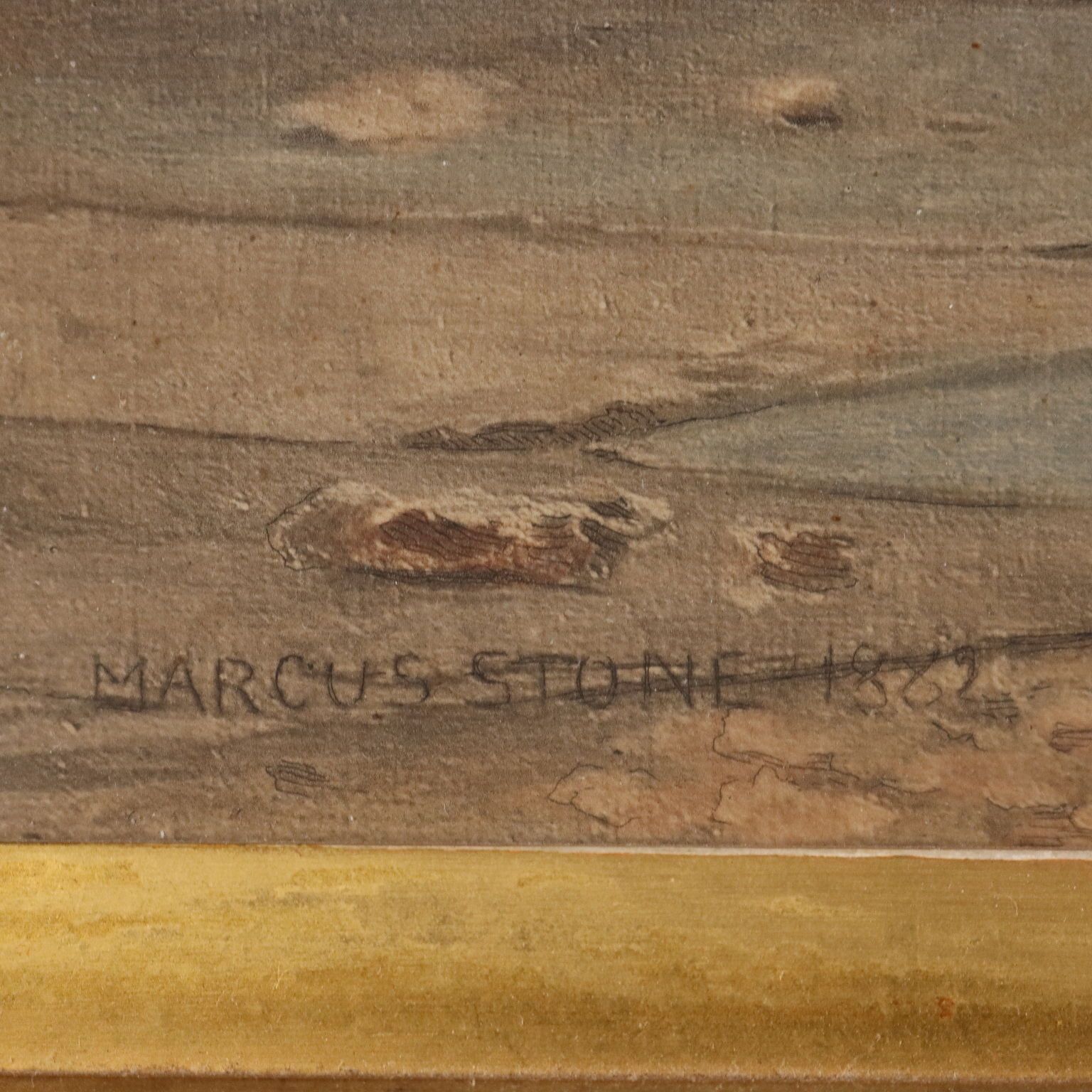 490.0 Lithographies en couleur d'époque signées Marcus Stone, XIXe siècle photo