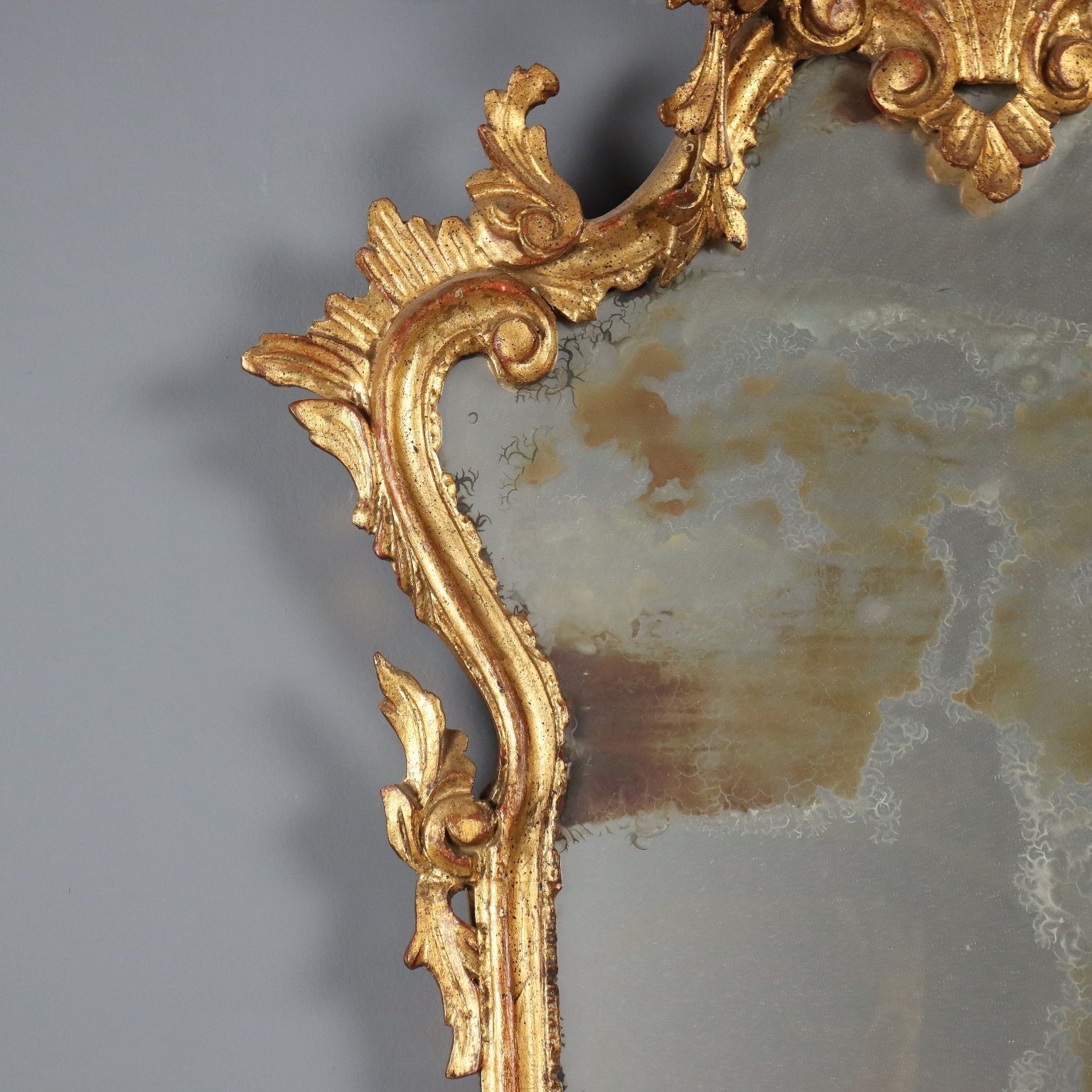 Miroir de style baroque en bois, Italie, XXe siècle photo buy