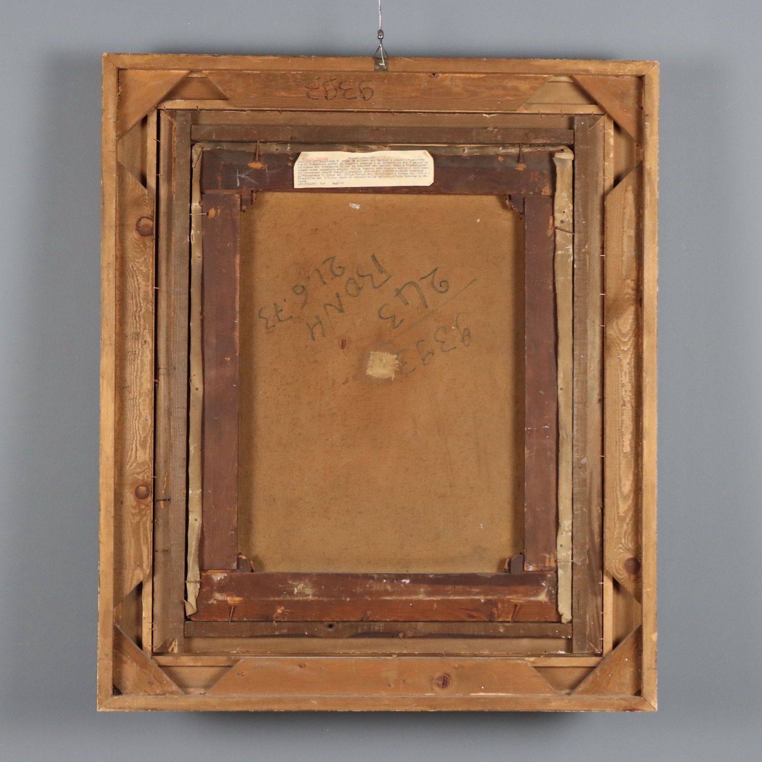 photo furniture Tableau d'époque signé Roberto Fontana, huile sur toile, XIXe siècle
