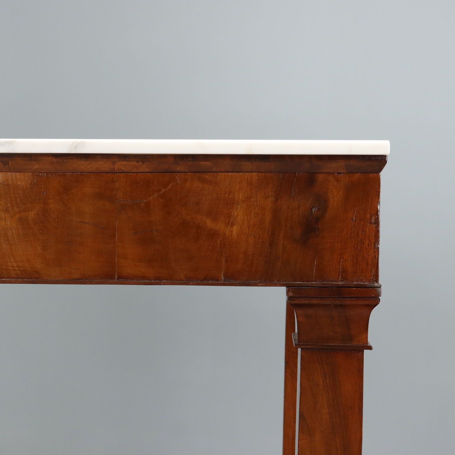 Antieke Empire console populier walnoot veer Italië 19e eeuw photo vinterior