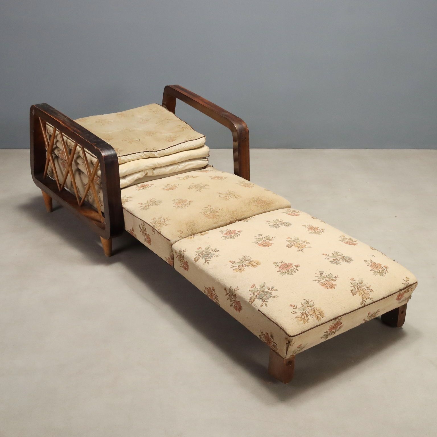 1940s 50s Armchairs With Wooden Armrests photo Furniture