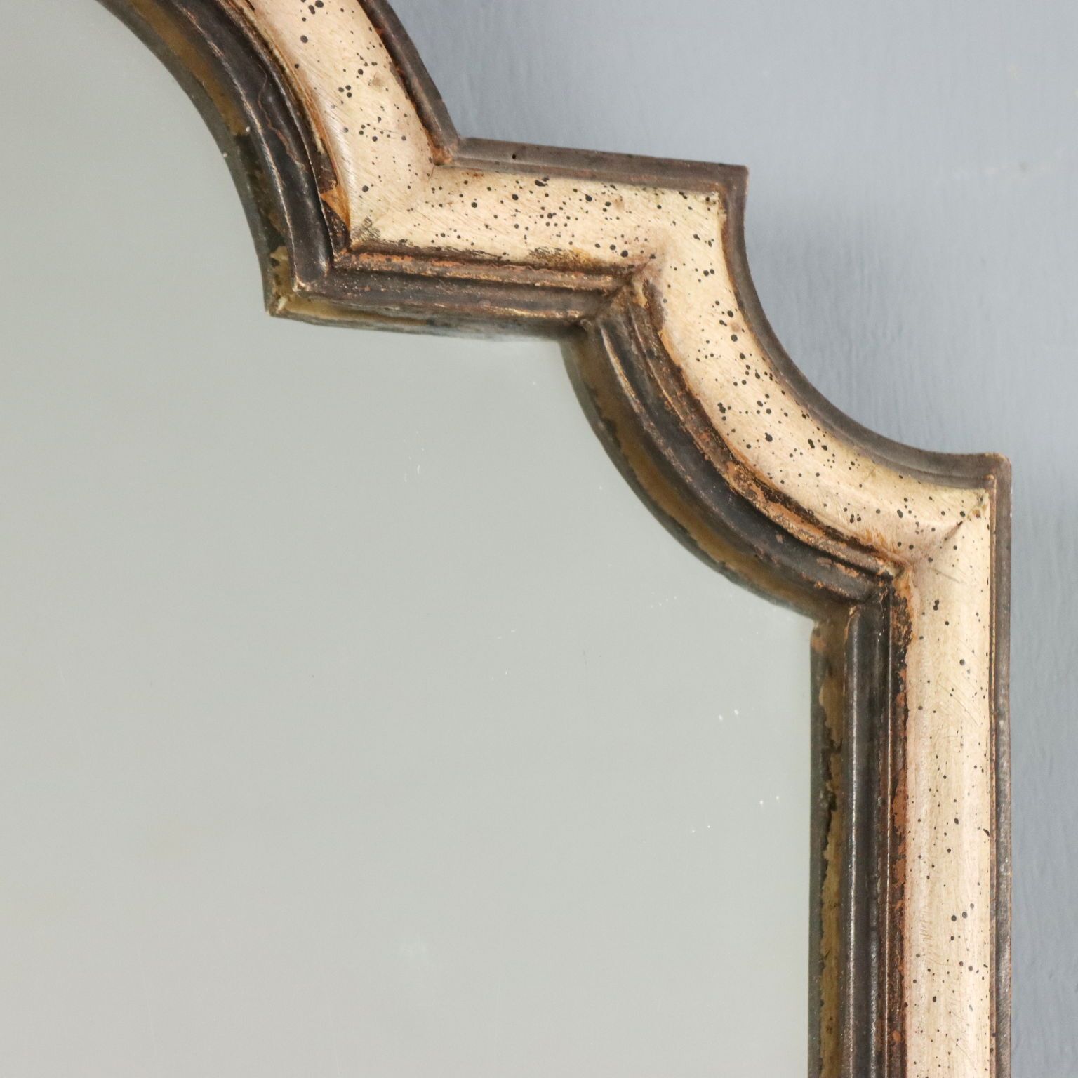 Décoration Miroir d'époque en bois sculpté et laqué, Italie, XXe siècle photo