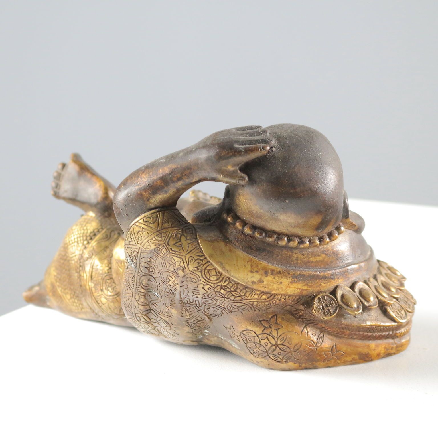 Budai bronzen sculptuur photo Kunst