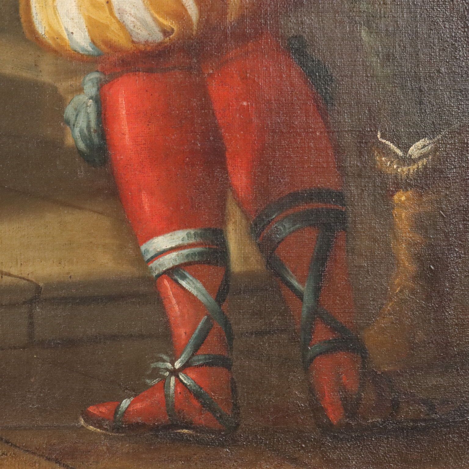 6920.0 Antiek schilderij, Koning Salomo, olieverf op doek, Italië, 17e eeuw photo