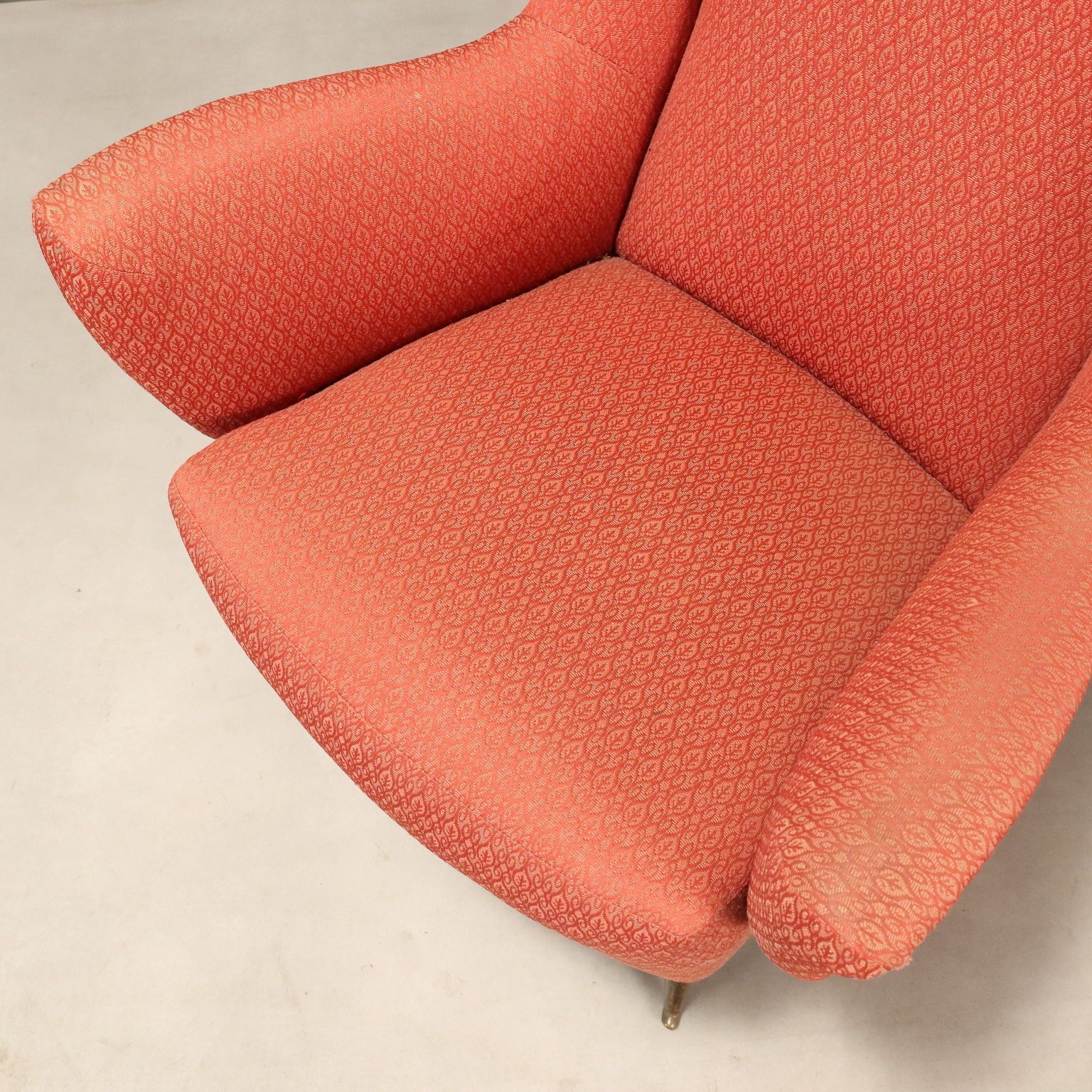Fauteuils vintage en tissu, années 1950 photo vintage